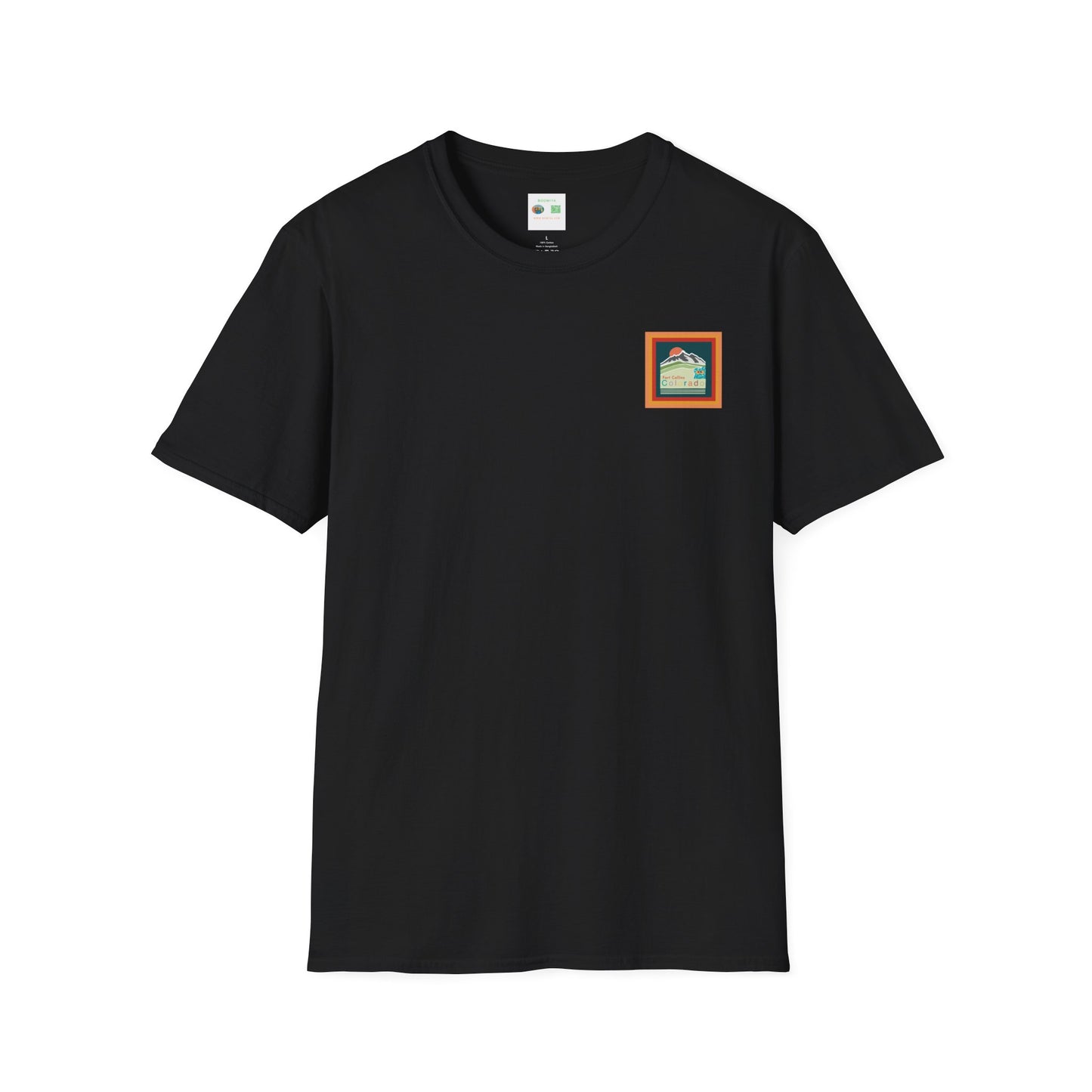 Fort Collins Colorado T-Shirt, Unisex Graphic Tee, Casual Travel Shirt, Vintage Style Apparel, Outdoor Adventure Clothing