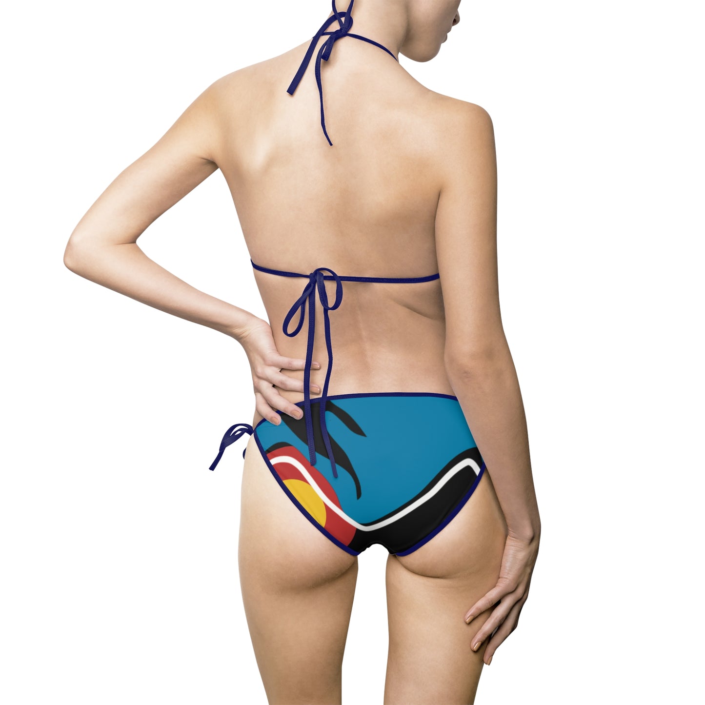 Vibrant Women's Bikini Swimsuit, Colorful Summer Swimwear, Beach Ready, Pool Party Essential, Vacation Must-Have