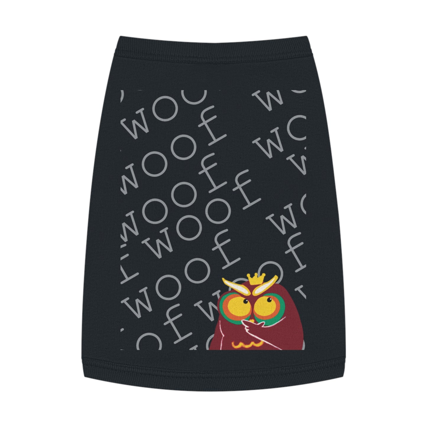 Cute Pet Tank Top with Fun Owl Design for Dogs, Dog Apparel, Pet Gift, Pet Costume, Summer Wear, Animal Lover Gift