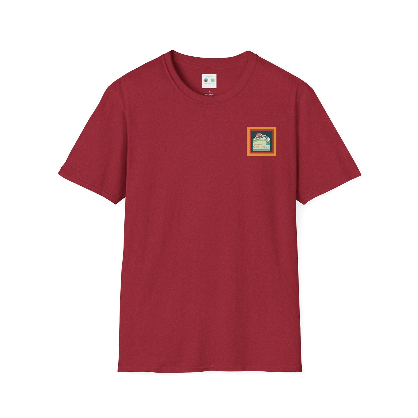 Fort Collins Colorado T-Shirt, Unisex Graphic Tee, Casual Travel Shirt, Vintage Style Apparel, Outdoor Adventure Clothing