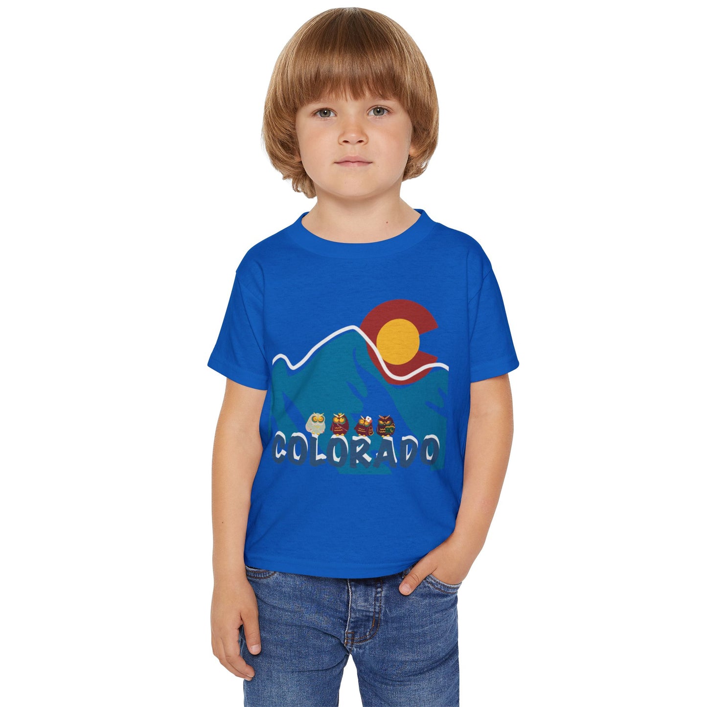 Colorado Mountains Toddler T-shirt, Kids Outdoor Adventure Tee, Childrens Clothing, Travel Gear for Kids, Colorado Souvenir, Birthday Gift