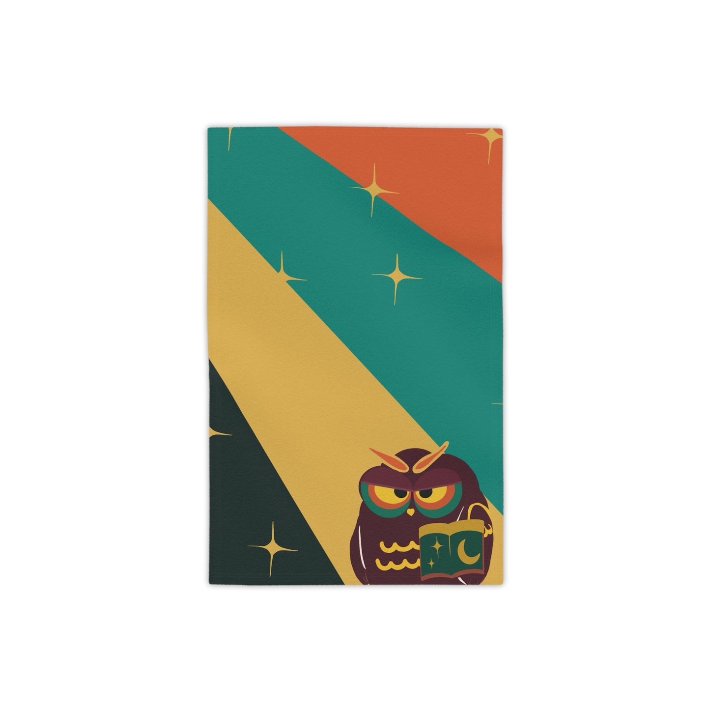 Retro Owl Beach Towel – Colorful, Fun & Perfect for Summer Adventures