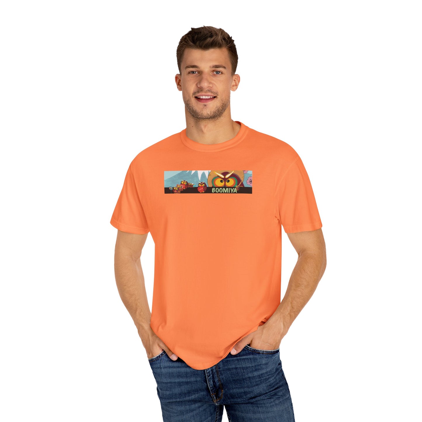 Boomiya Unisex Garment-Dyed T-shirt - Fun & Playful Graphic Tee