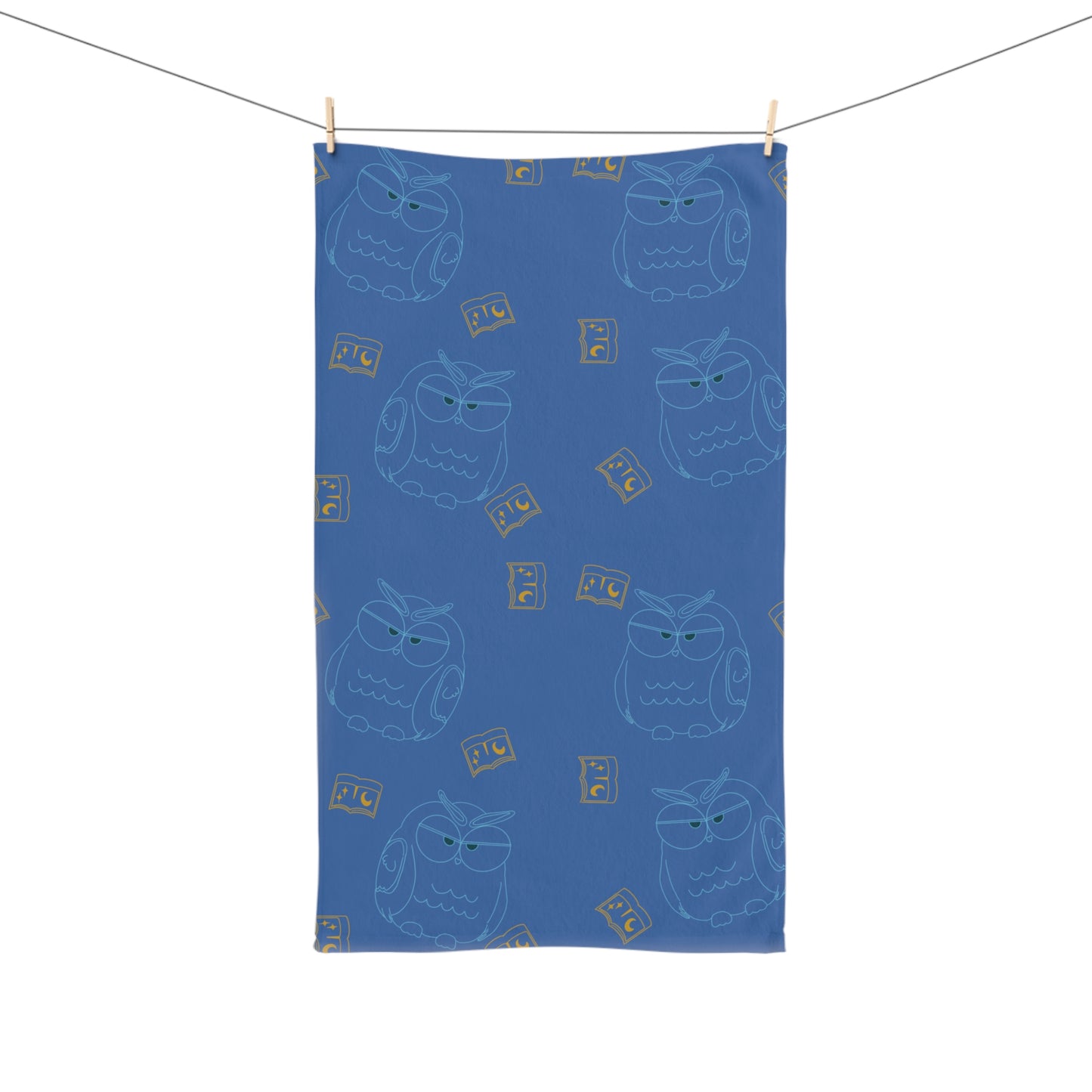 Charming Owl Hand Towel | Cute Kitchen Decor, Gift for Nature Lovers, Owl-Themed Bathroom Towel, Cozy Home Essentials, Owl Design