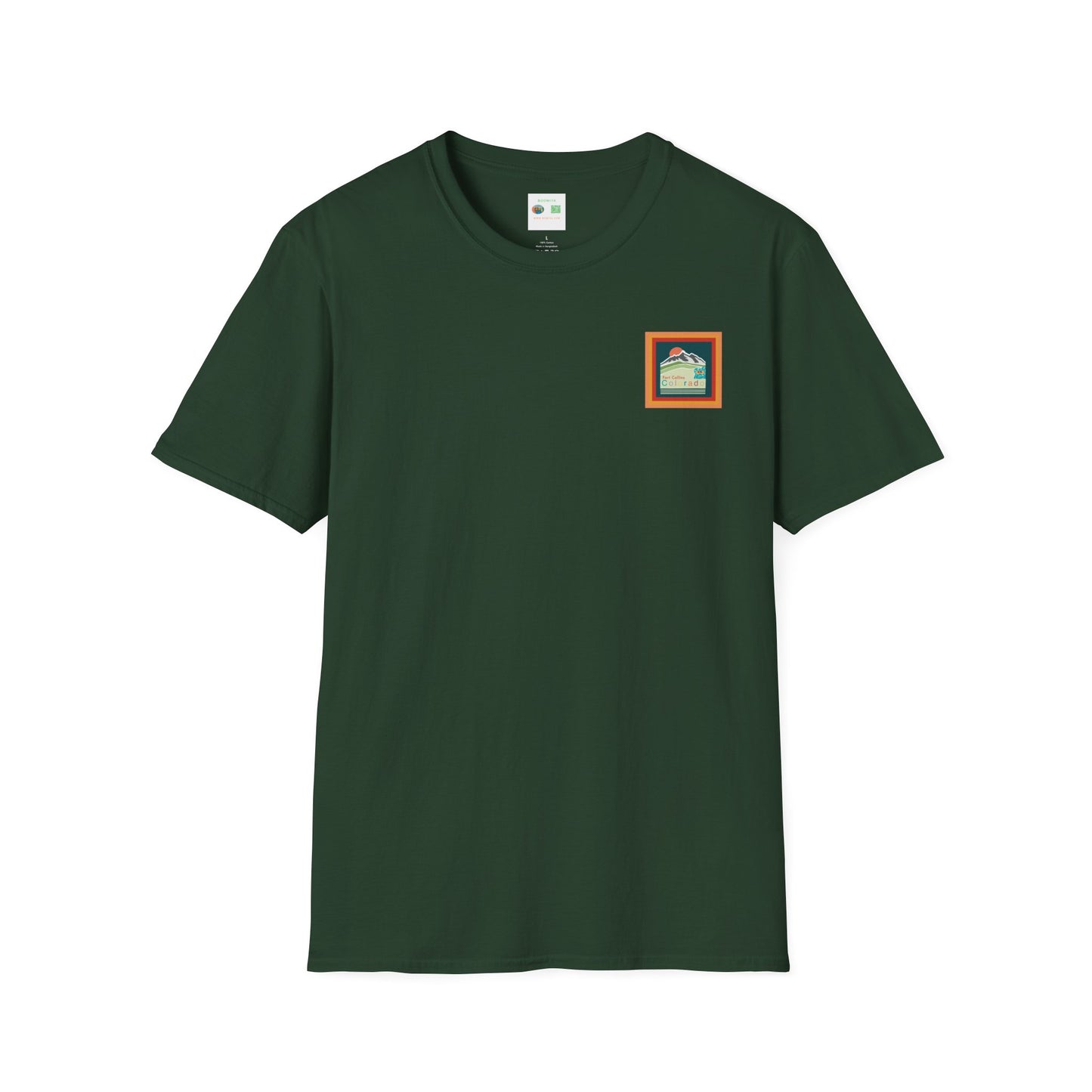 Fort Collins Colorado T-Shirt, Unisex Graphic Tee, Casual Travel Shirt, Vintage Style Apparel, Outdoor Adventure Clothing