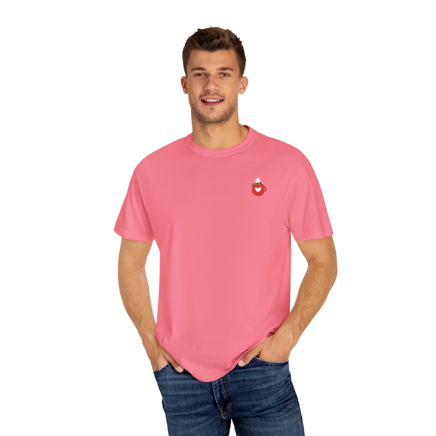 Playful Heart Unisex Garment-Dyed T-Shirt