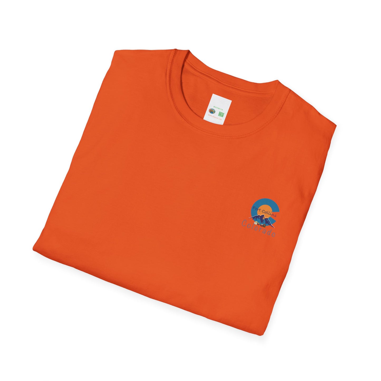 Fort Collins Colorado Unisex T-Shirt | Softstyle Tee for Travel Lovers, Adventure Seekers, and Summer Days, Gift for Nature Enthusiasts