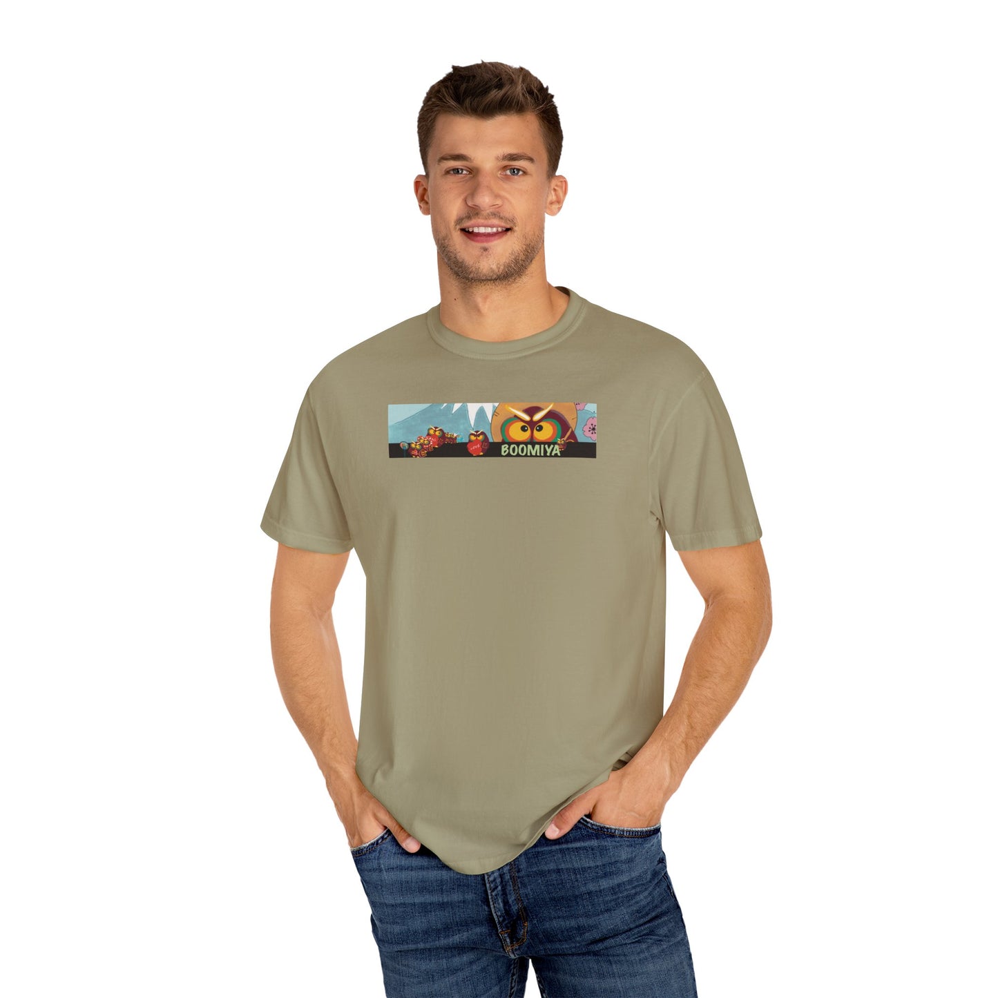 Boomiya Unisex Garment-Dyed T-shirt - Fun & Playful Graphic Tee