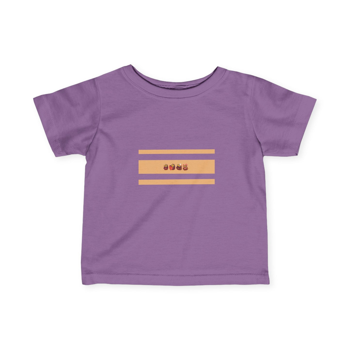 Cute Infant Fine Jersey Tee with Playful Design for Babies