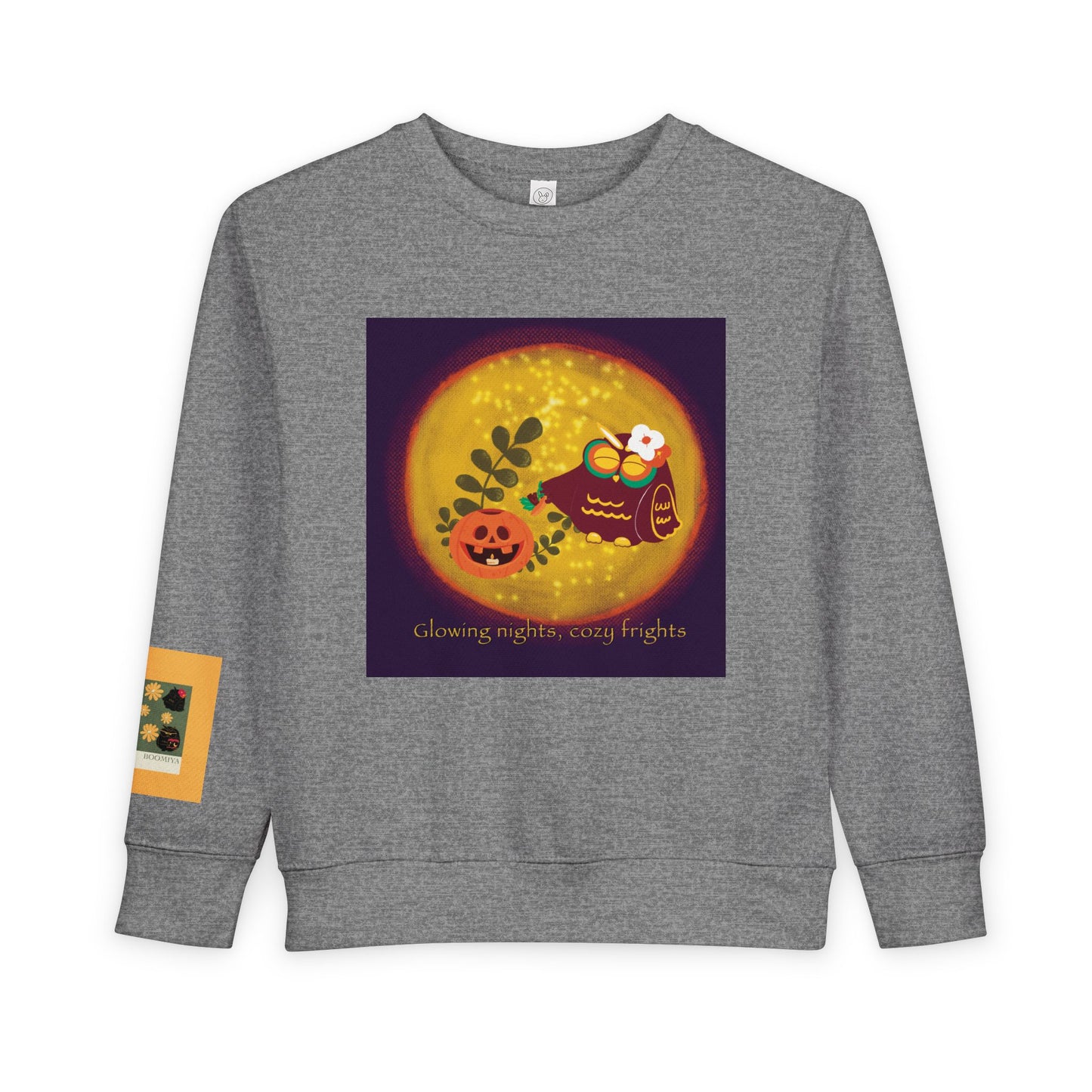 Cozy Halloween Toddler Sweatshirt, Adorable Kids Fall Fashion, Pumpkin Design, Perfect for Autumn Celebrations, Cute Gift Idea