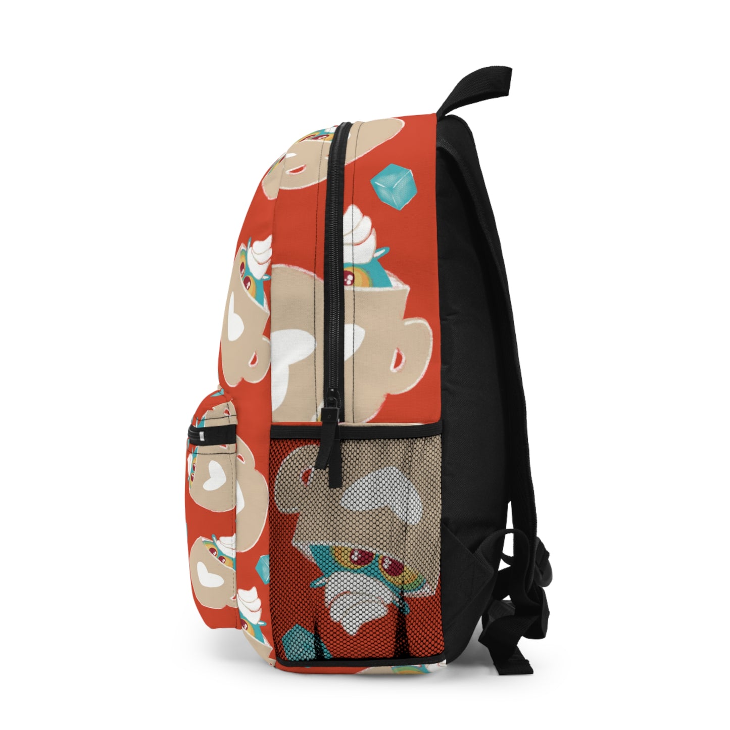 Cute Bear Pattern Backpack, Stylish School Bag, Fun Tote for Kids, Adorable Travel Backpack, Gift for Dog Lovers, Cartoon School Supplies