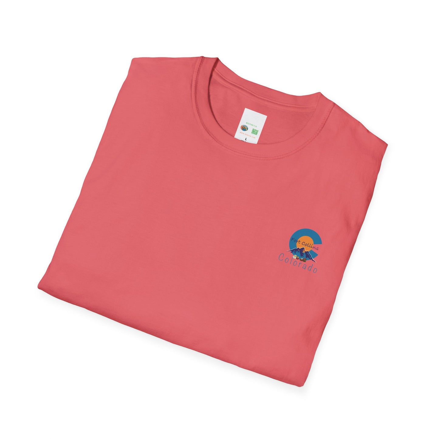 Fort Collins Colorado Unisex T-Shirt | Softstyle Tee for Travel Lovers, Adventure Seekers, and Summer Days, Gift for Nature Enthusiasts