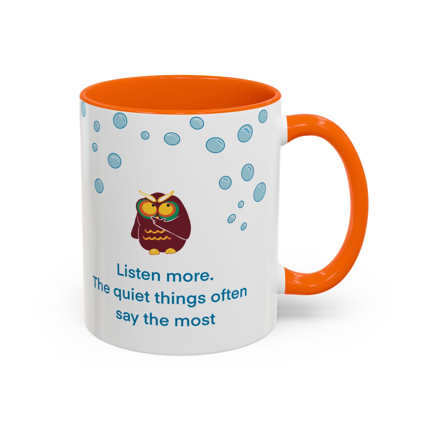 Inspiring Owl Coffee Mug - A Thoughtful Gift for Seekers, Motivational Drinkware for Home, Inspirational Quote Mug, Cozy Kitchen Decor