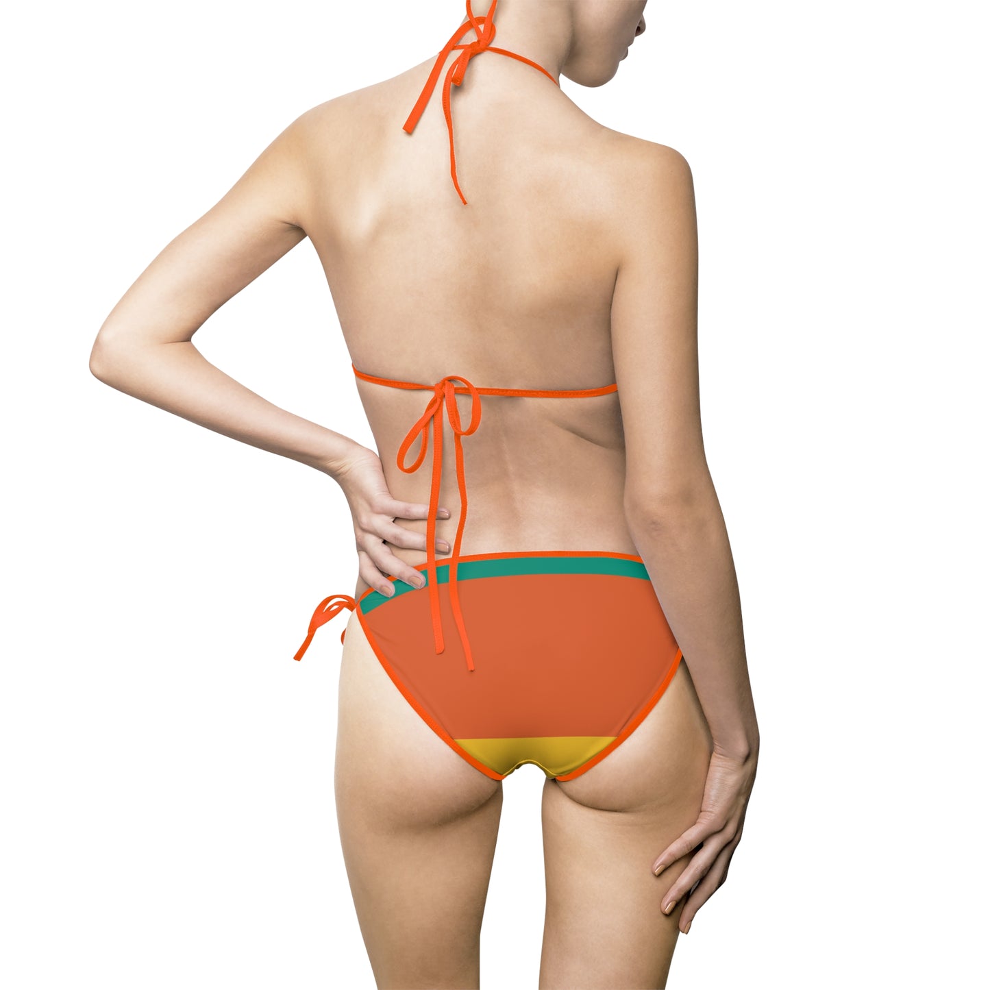 Eve's Vibrant Women's Bikini Swimsuit, Colorful Swimwear, Beachwear, Summer Fashion, Resort Wear, Pool Party Essential