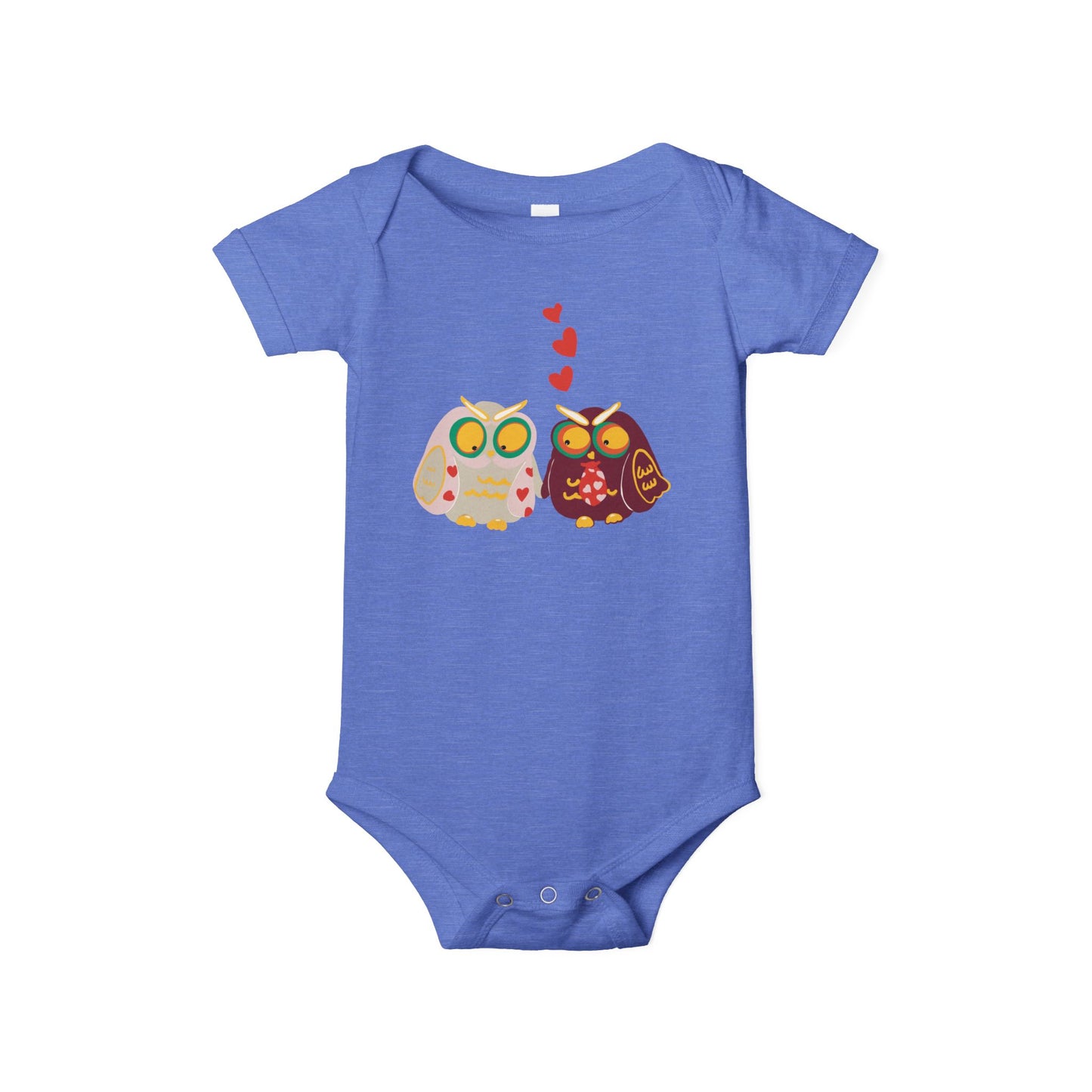 Adorable Owl Love Infant Jersey One Piece - Cute Baby Bodysuit for Baby Showers & Valentine's Day