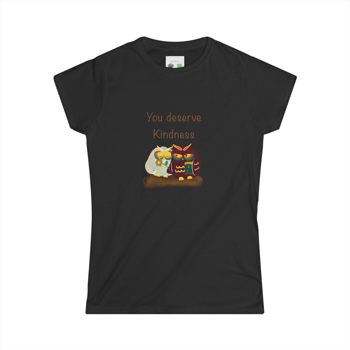 Empowering Kindness Tee - Women's Softstyle T-Shirt, Inspirational Gift, Self-Care Reminder, Casual Outfit, Everyday Wear