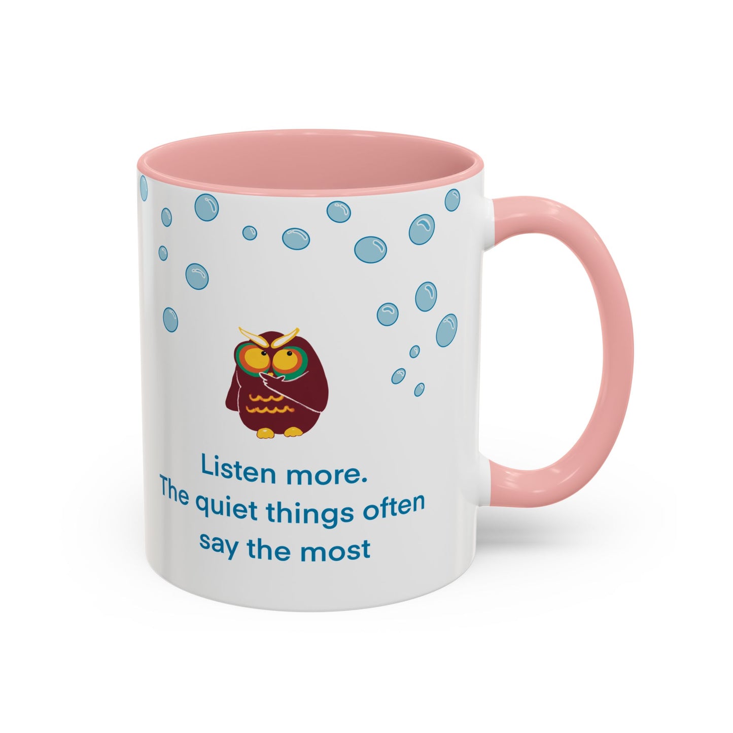 Inspiring Owl Coffee Mug - A Thoughtful Gift for Seekers, Motivational Drinkware for Home, Inspirational Quote Mug, Cozy Kitchen Decor