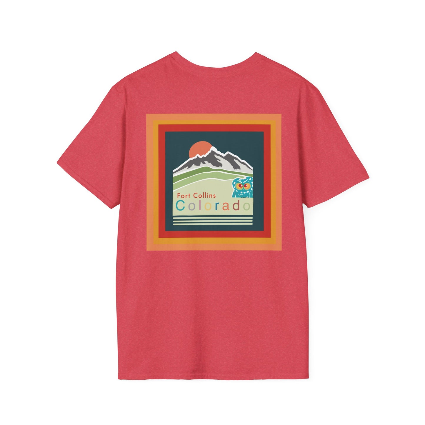 Fort Collins Colorado T-Shirt, Unisex Graphic Tee, Casual Travel Shirt, Vintage Style Apparel, Outdoor Adventure Clothing