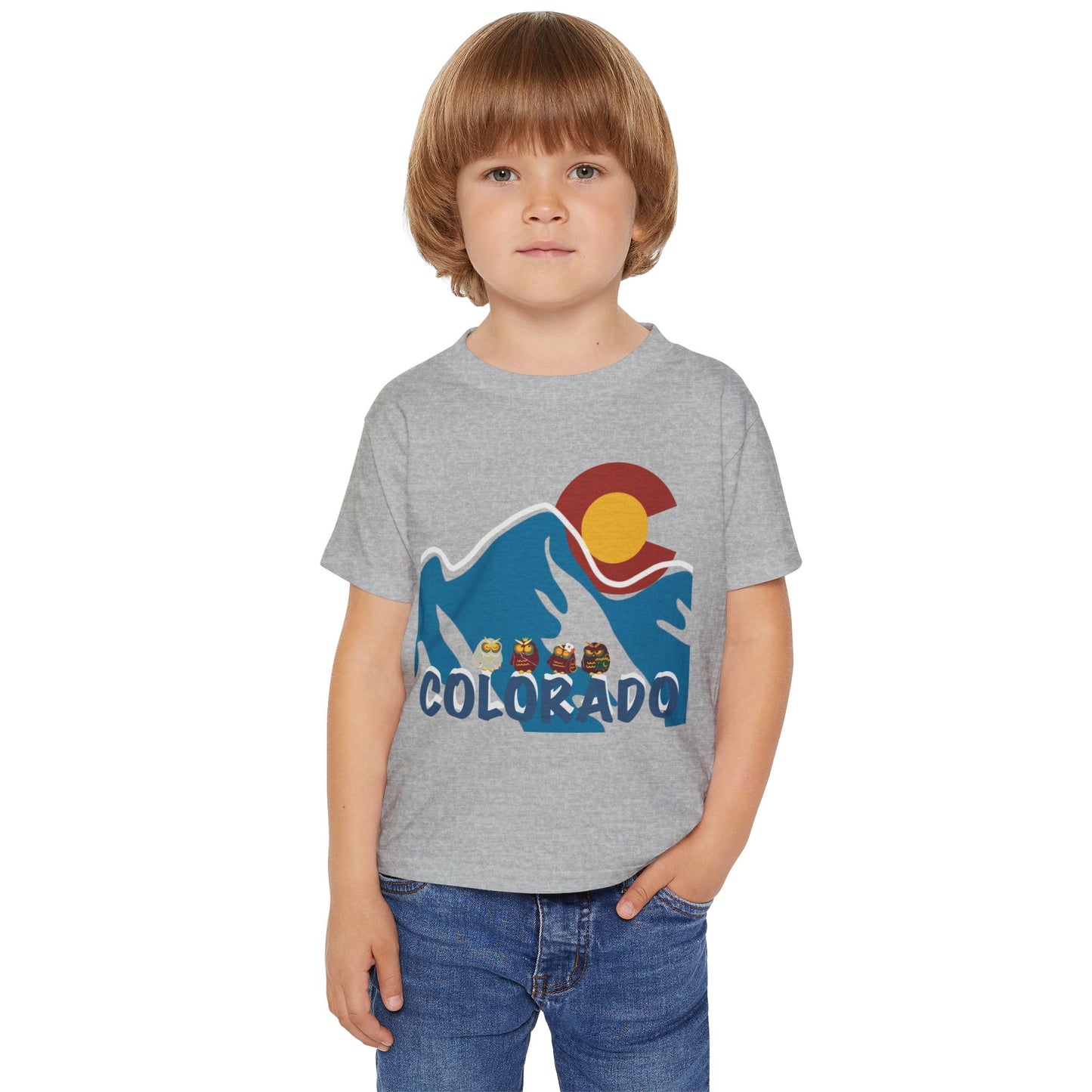 Colorado Mountains Toddler T-shirt, Kids Outdoor Adventure Tee, Childrens Clothing, Travel Gear for Kids, Colorado Souvenir, Birthday Gift