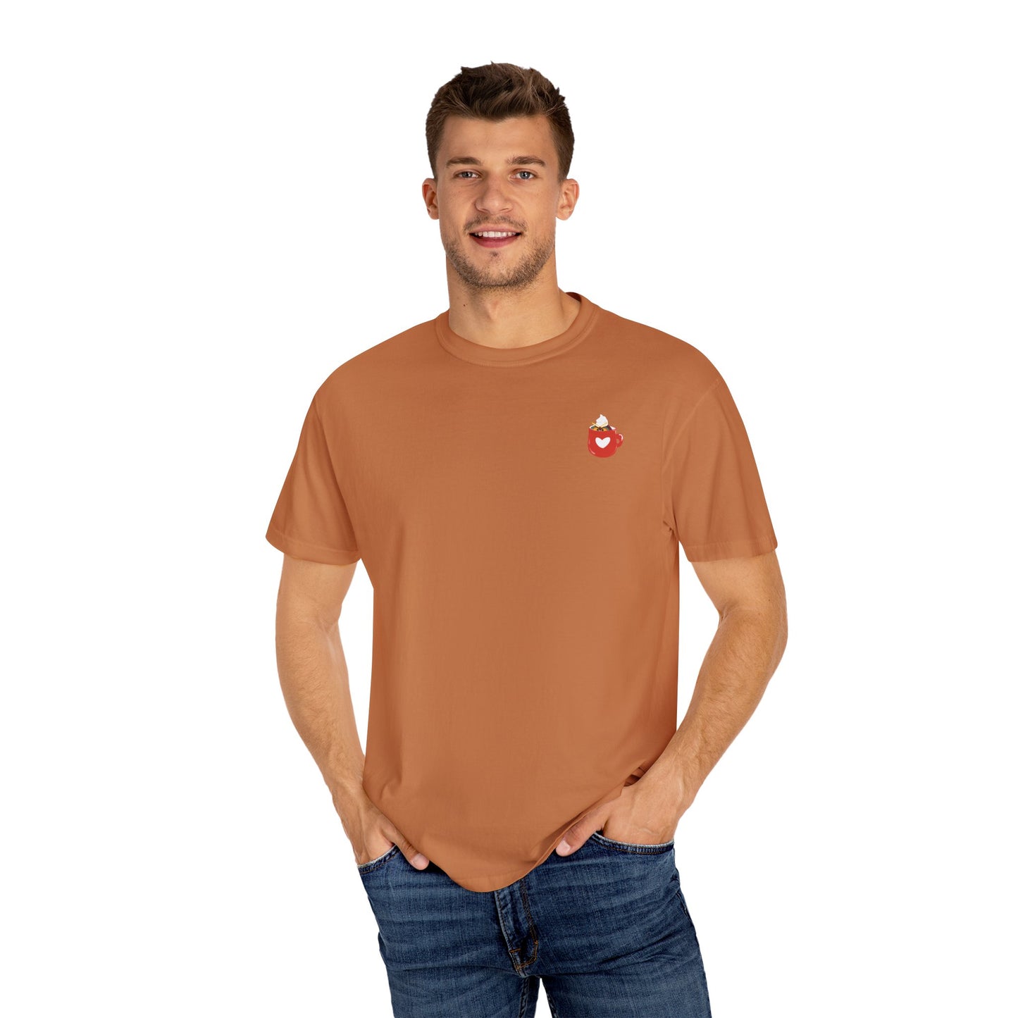 Playful Heart Unisex Garment-Dyed T-Shirt