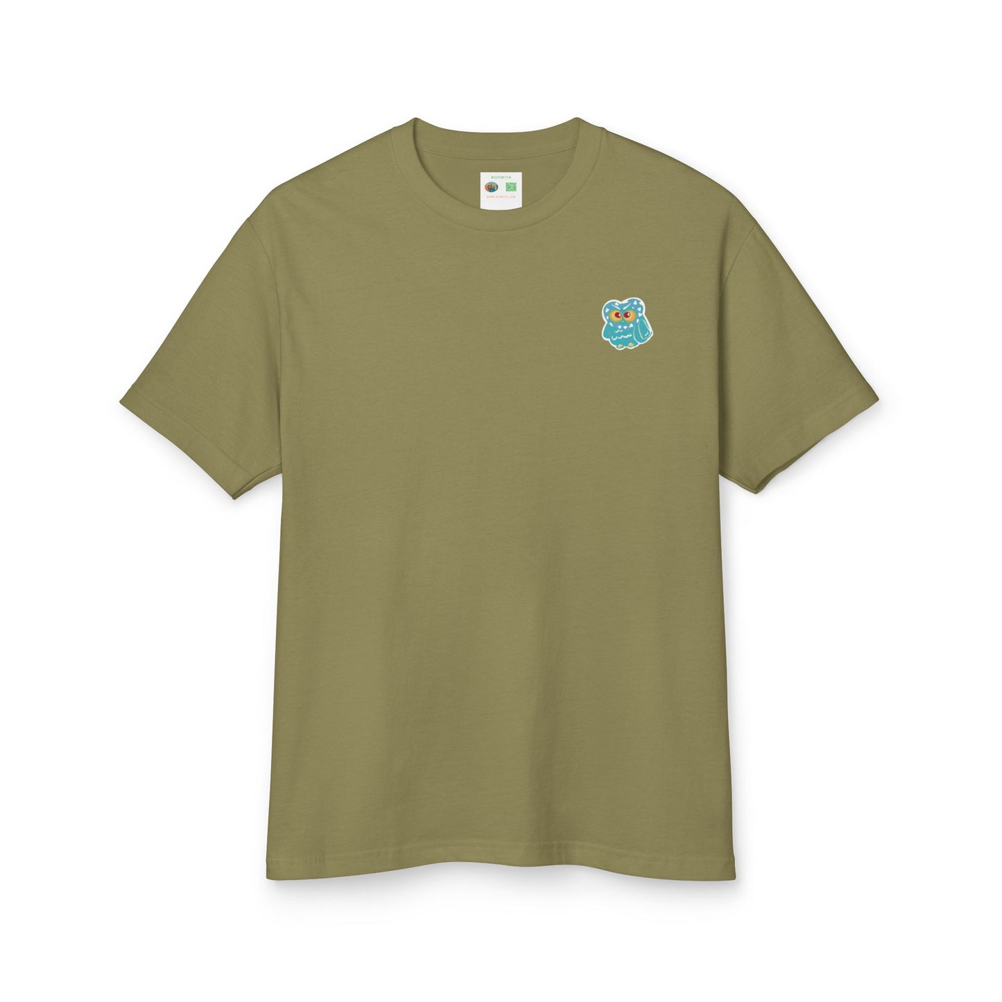 Fort Collins Vibes Unisex Heavyweight Cotton Tee - Mountain and Owl Design