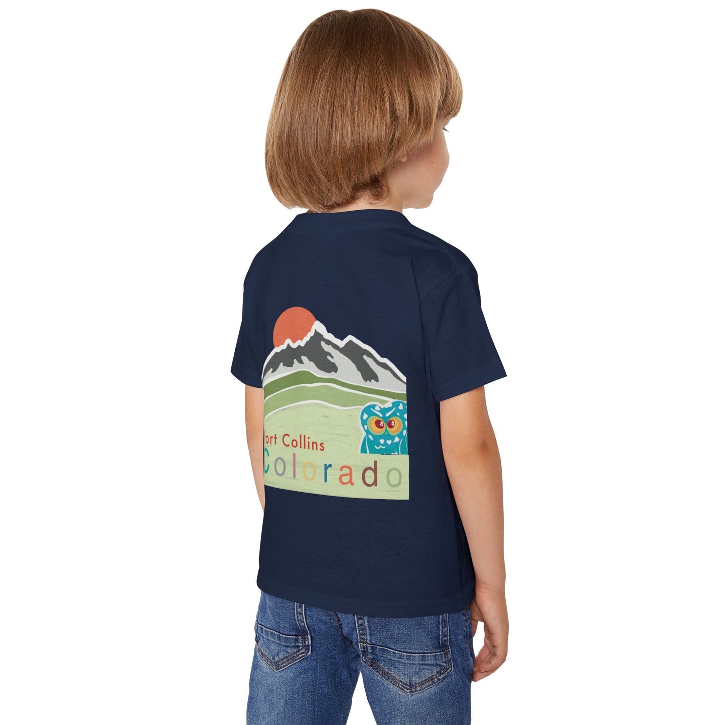 Fort Collins Colorado Toddler T-Shirt – Cute Mountain Adventure Design