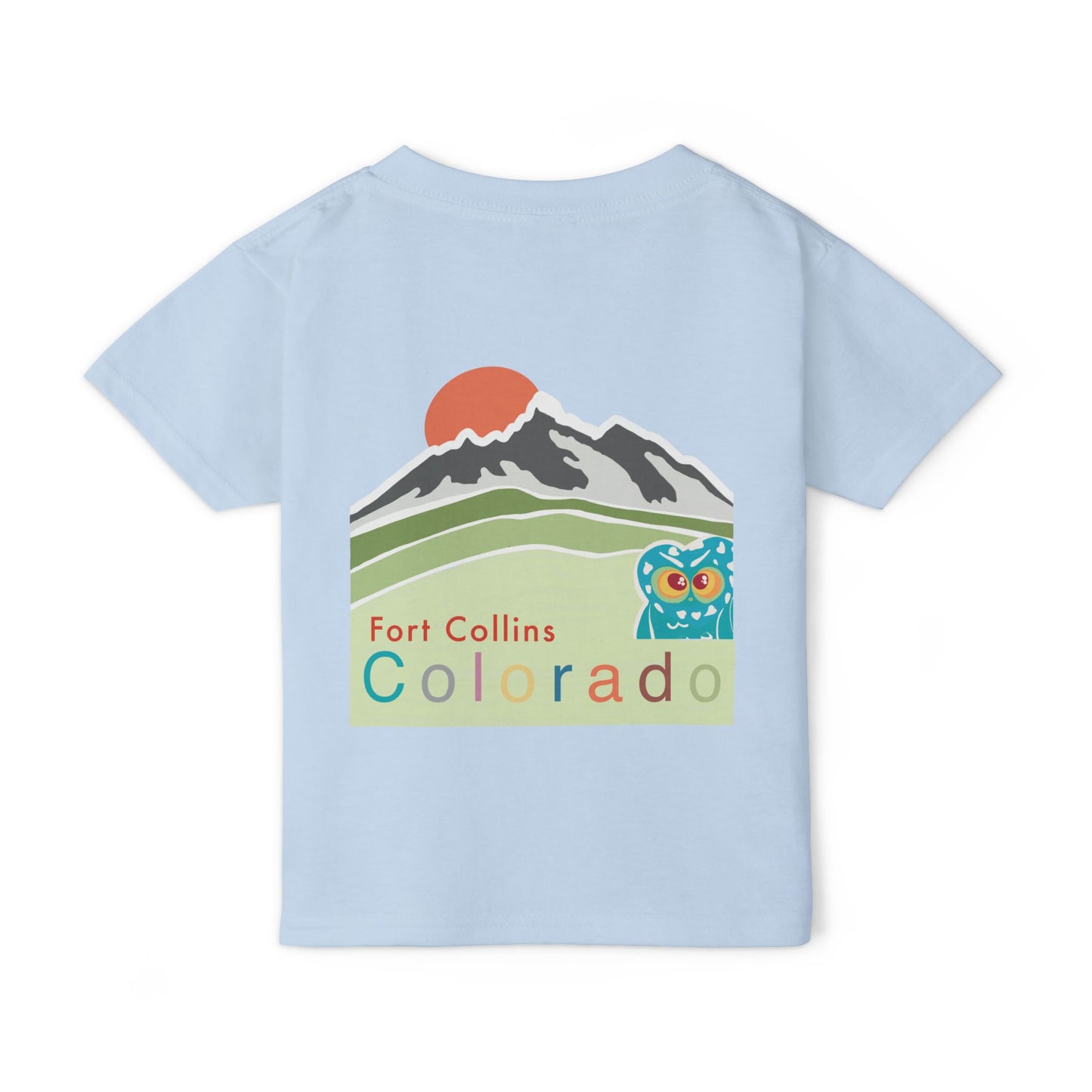 Fort Collins Colorado Toddler T-Shirt – Cute Mountain Adventure Design