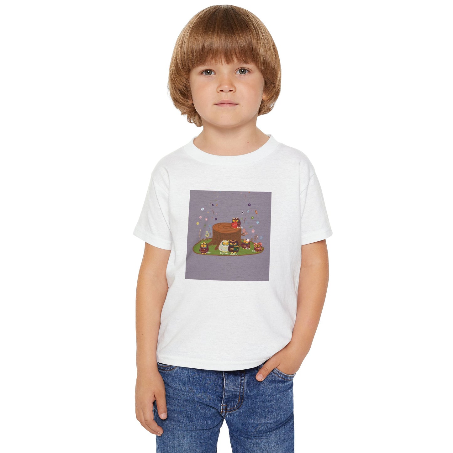 Playful Toddler T-Shirt with Fun Cake Design