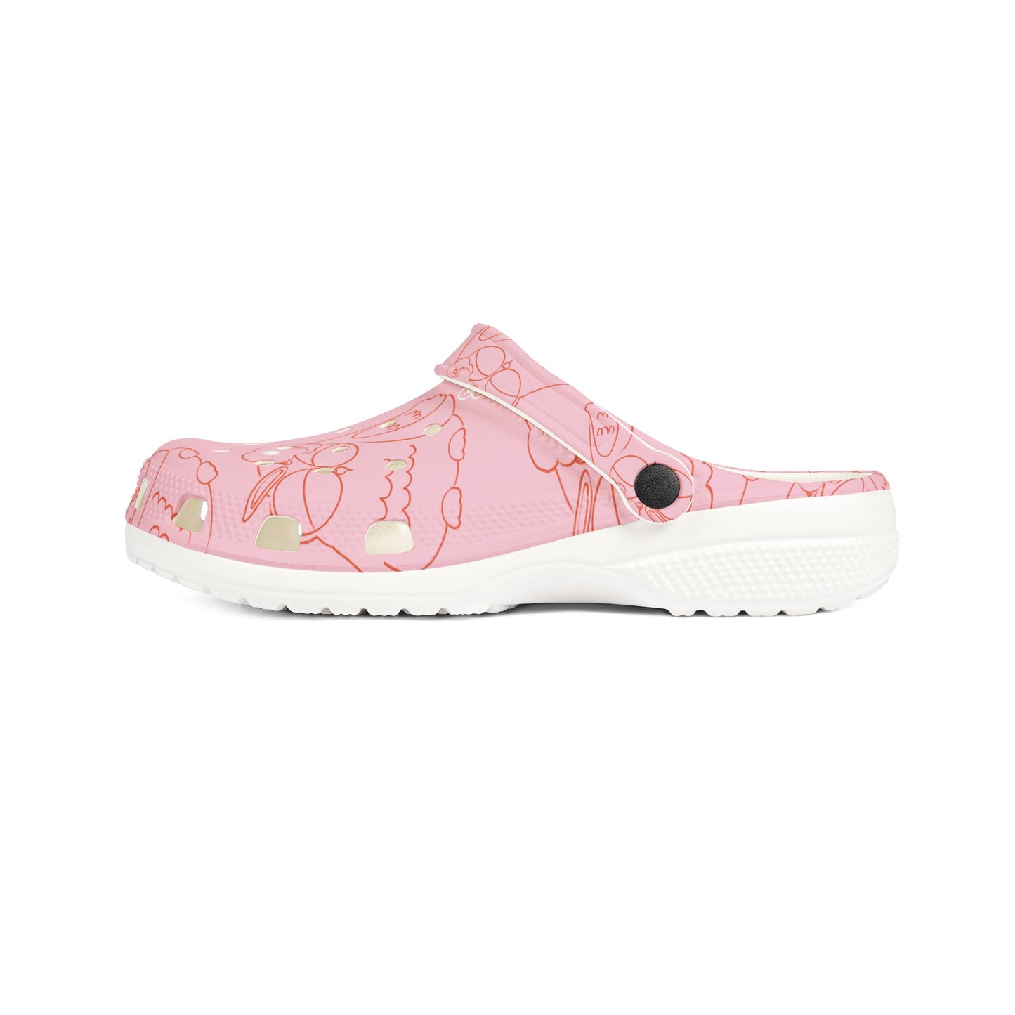 Whimsical Pink EVA Foam Shoes, Cute Clogs for Kids, Fun Garden Footwear, Lightweight Summer Slippers, Perfect Gift for Birthdays
