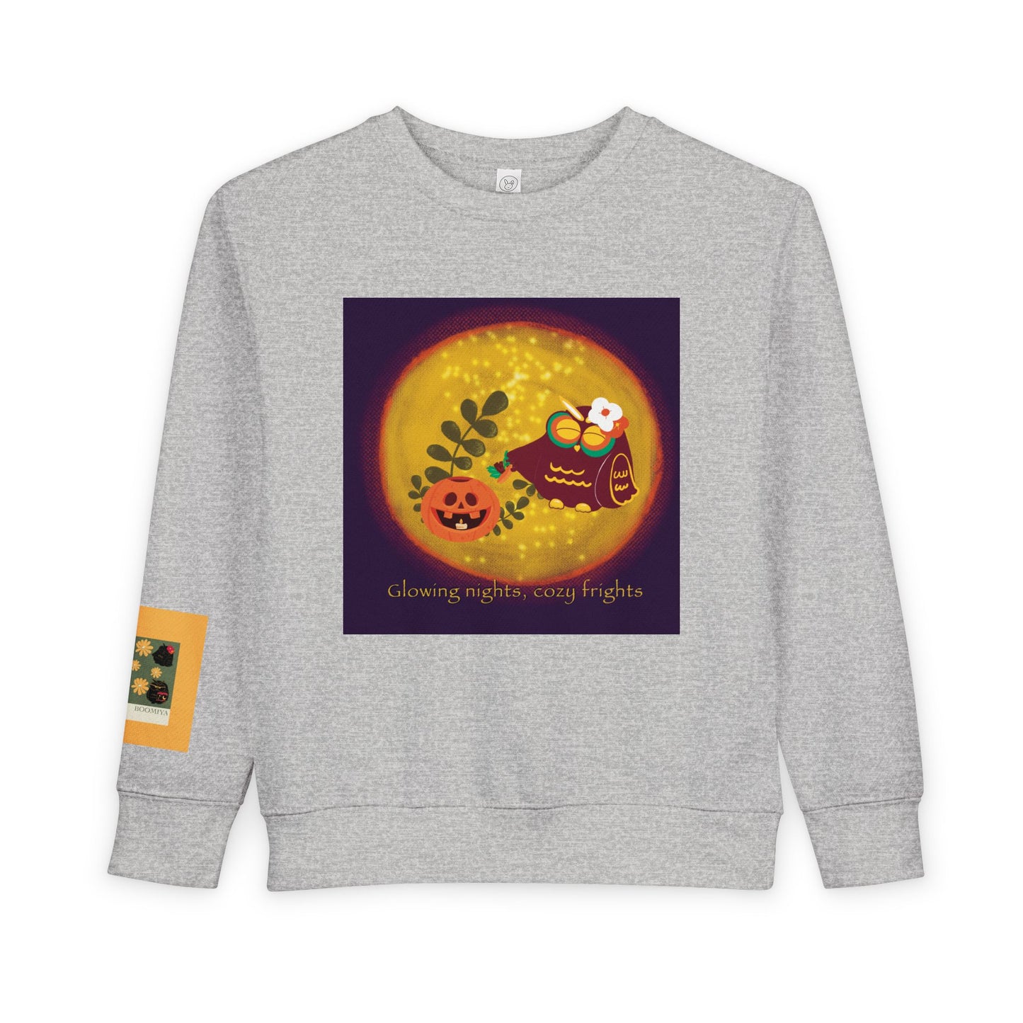 Cozy Halloween Toddler Sweatshirt, Adorable Kids Fall Fashion, Pumpkin Design, Perfect for Autumn Celebrations, Cute Gift Idea