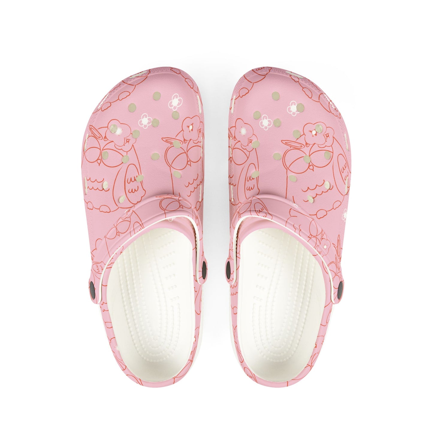 Whimsical Pink EVA Foam Shoes, Cute Clogs for Kids, Fun Garden Footwear, Lightweight Summer Slippers, Perfect Gift for Birthdays