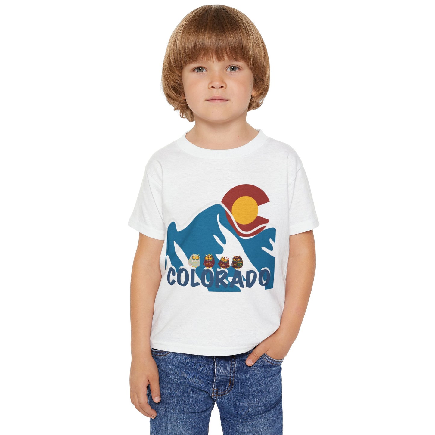 Colorado Mountains Toddler T-shirt, Kids Outdoor Adventure Tee, Childrens Clothing, Travel Gear for Kids, Colorado Souvenir, Birthday Gift