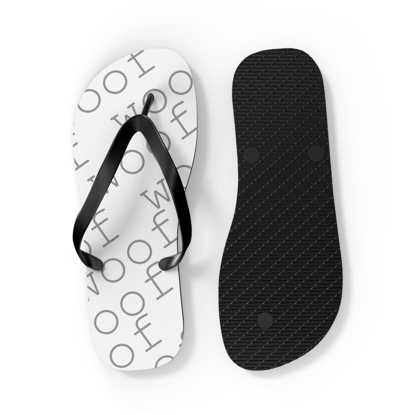 Stylish Flip Flops with 'Woof' Design for Dog Lovers, Summer Beach Footwear, Pet Owner Gifts, Cute Animal Accessories, Dog Mom Sandals