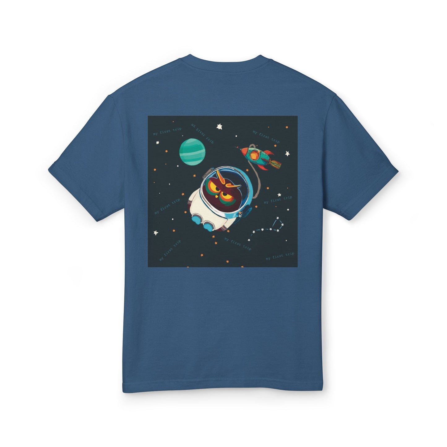 Cosmic Owl Tee - Unisex Tee, Space Themed Shirt, Gift for Owl Lovers, Trendy Graphic Tee, Cute Animal Apparel