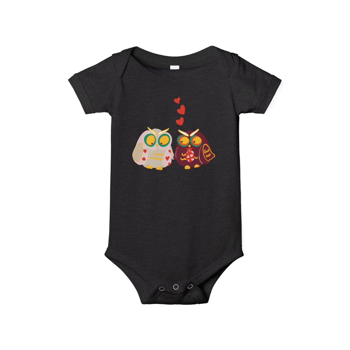 Adorable Owl Love Infant Jersey One Piece - Cute Baby Bodysuit for Baby Showers & Valentine's Day