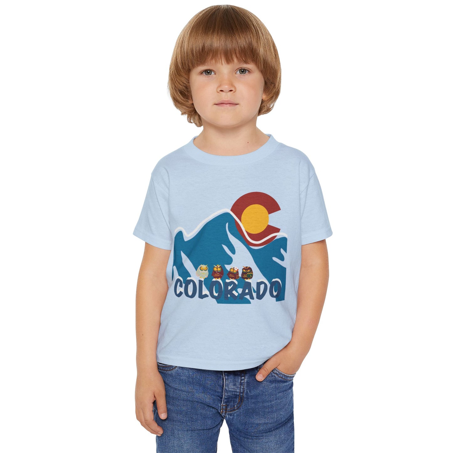 Colorado Mountains Toddler T-shirt, Kids Outdoor Adventure Tee, Childrens Clothing, Travel Gear for Kids, Colorado Souvenir, Birthday Gift