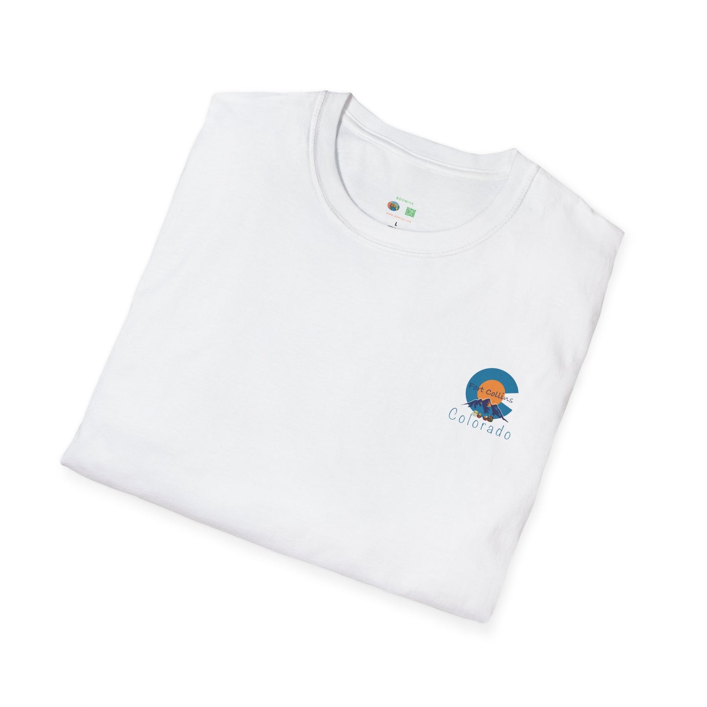 Fort Collins Colorado Unisex T-Shirt | Softstyle Tee for Travel Lovers, Adventure Seekers, and Summer Days, Gift for Nature Enthusiasts