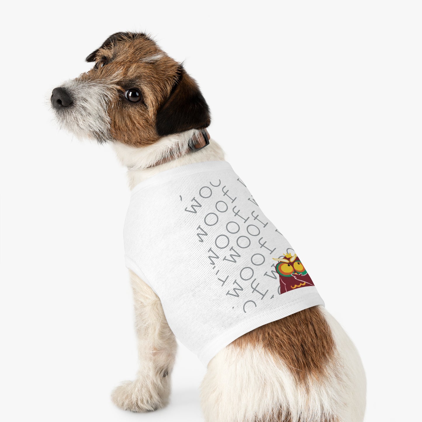 Cute Pet Tank Top with Fun Owl Design for Dogs, Dog Apparel, Pet Gift, Pet Costume, Summer Wear, Animal Lover Gift