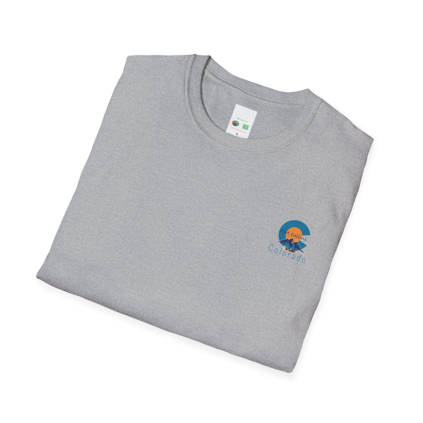 Fort Collins Colorado Unisex T-Shirt | Softstyle Tee for Travel Lovers, Adventure Seekers, and Summer Days, Gift for Nature Enthusiasts