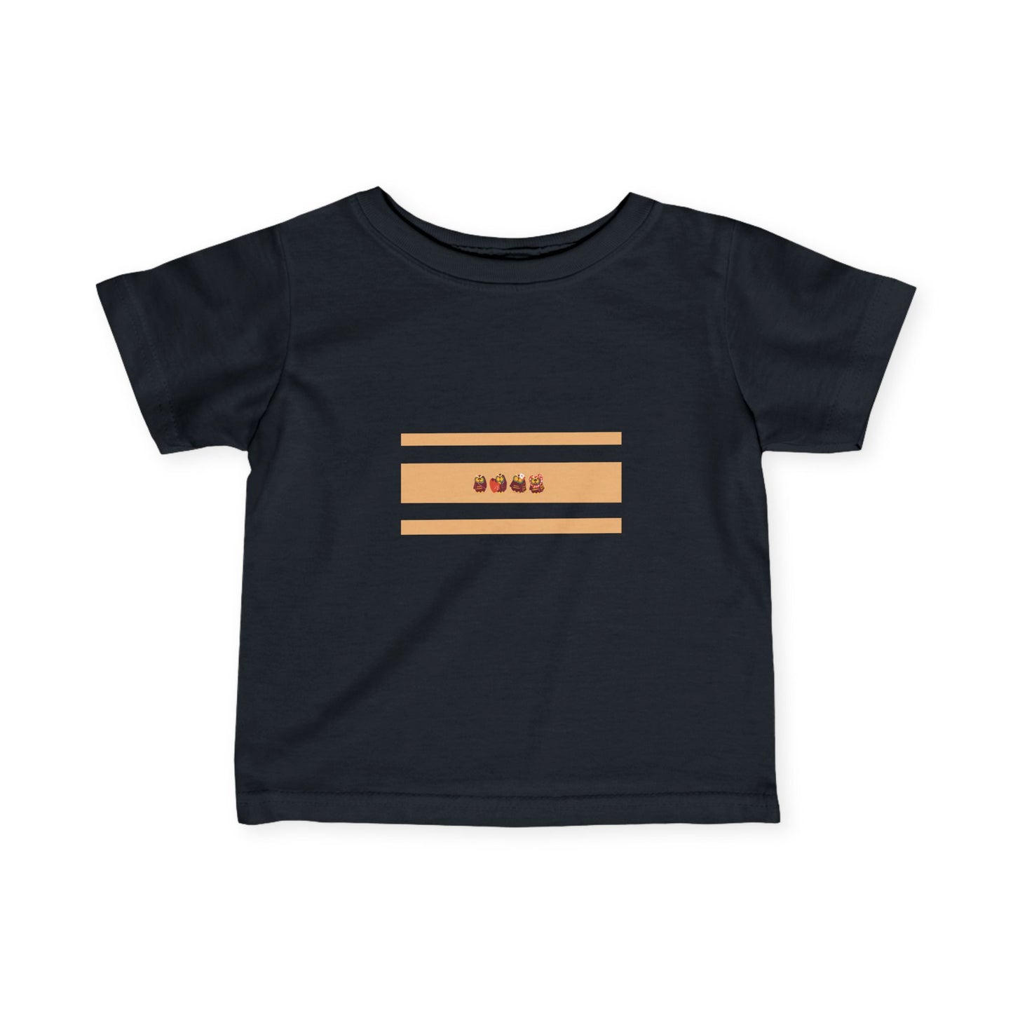 Cute Infant Fine Jersey Tee with Playful Design for Babies