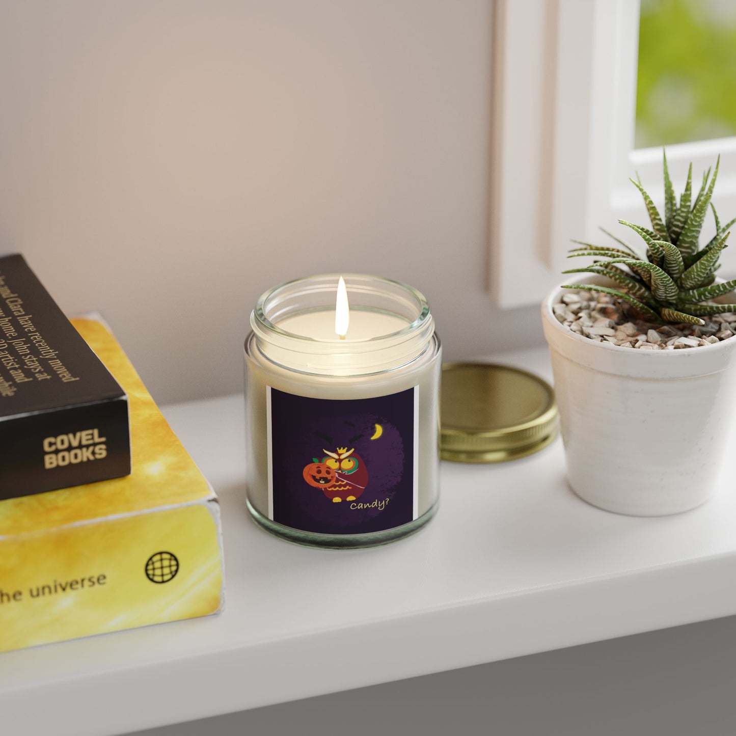 Halloween Scented Candles | Coconut Apricot Wax | Fall Decor, Unique Gifts, Holiday Candles, Spooky Atmosphere, Home Fragrance