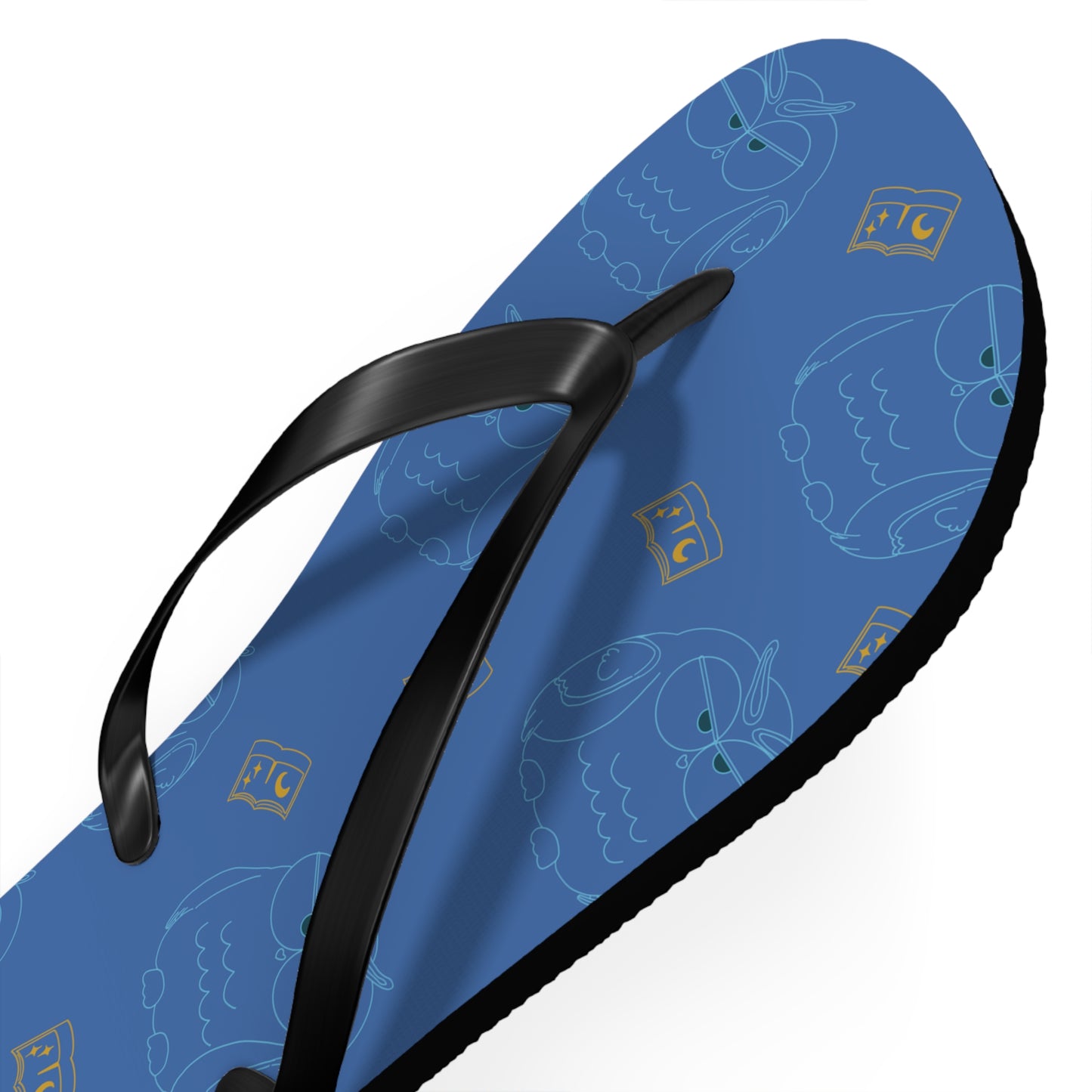Fun Owl Flip Flops for Summer, Casual Beach Sandals, Cute Vacation Footwear, Perfect Gift for Owl Lovers