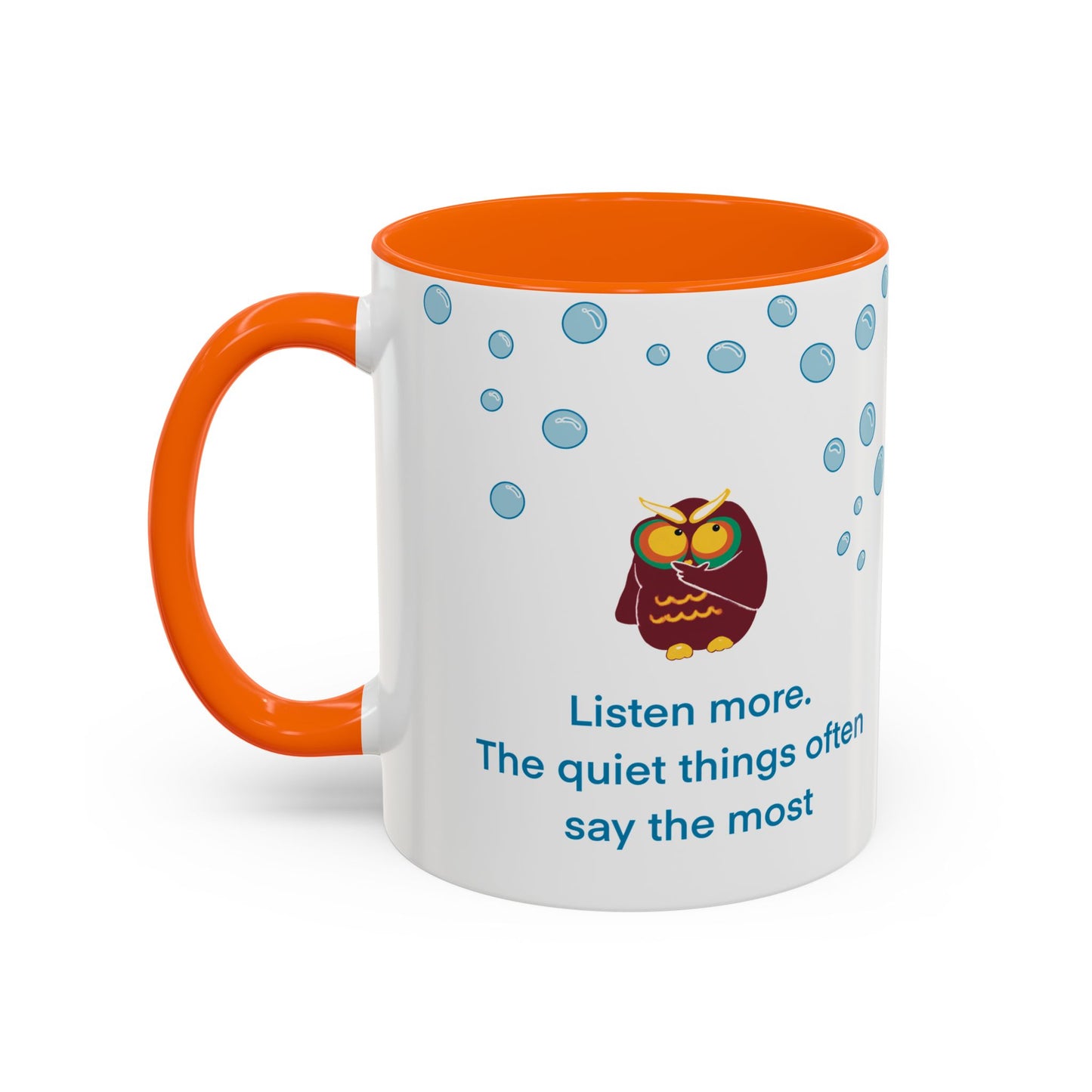 Inspiring Owl Coffee Mug - A Thoughtful Gift for Seekers, Motivational Drinkware for Home, Inspirational Quote Mug, Cozy Kitchen Decor