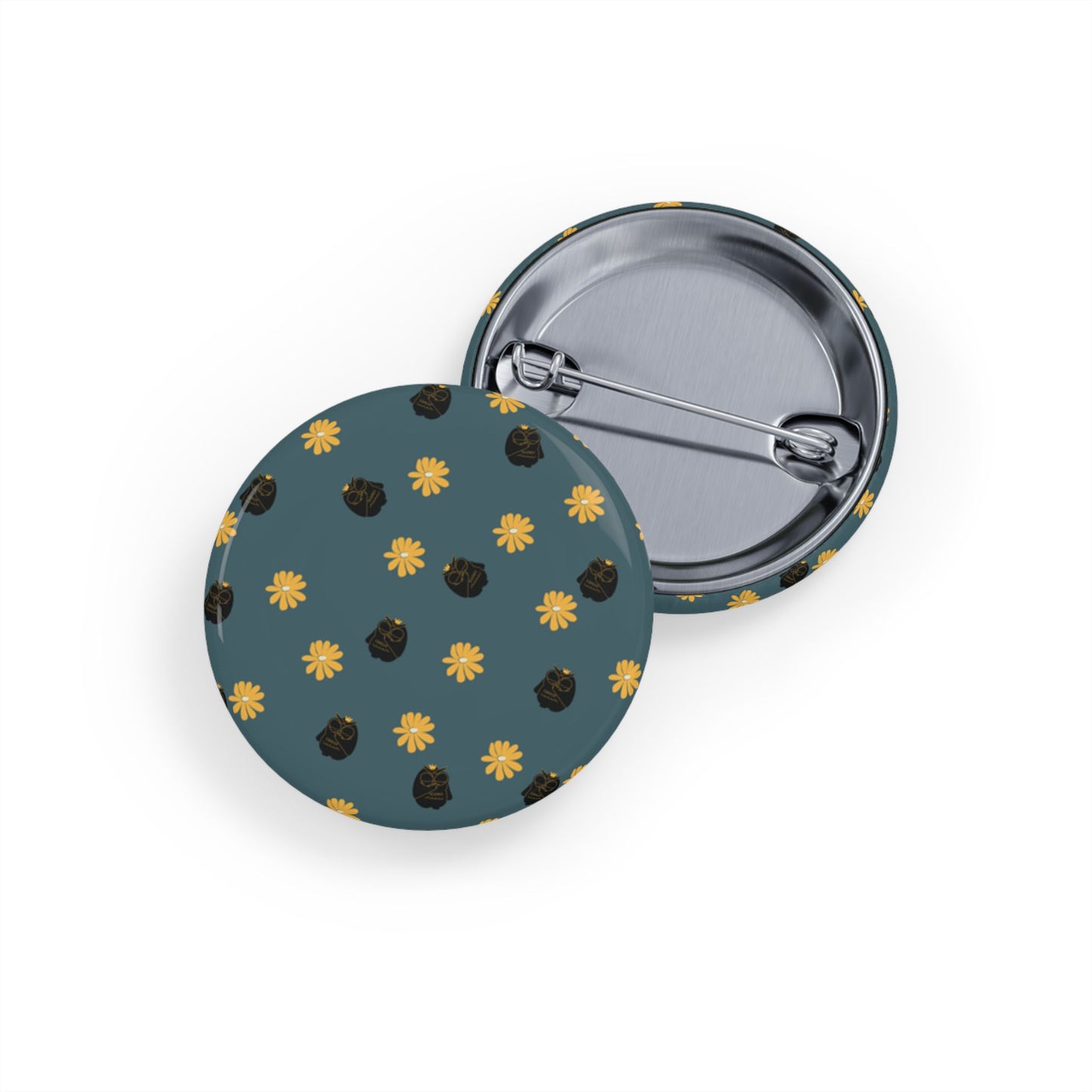 Cute Floral Round Pins, Trendy Enamel Pins, Fashion Accessories, Cute Gifts for Friends, DIY Pin Badges, Collectible Pins