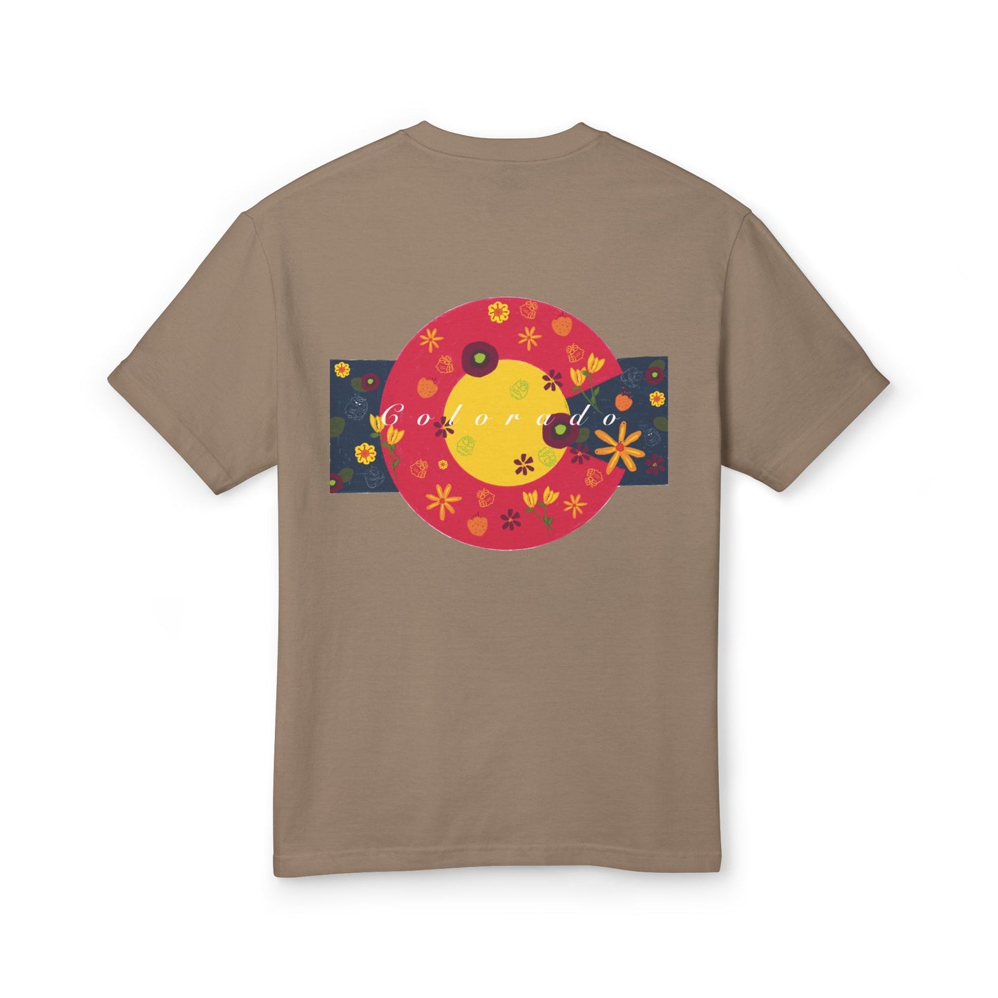Colorful Floral Graphic Tee for Nature Lovers | Eco-Friendly Unisex T-Shirt | Summer Style, Gift for Friends, Eco-Conscious Fashion