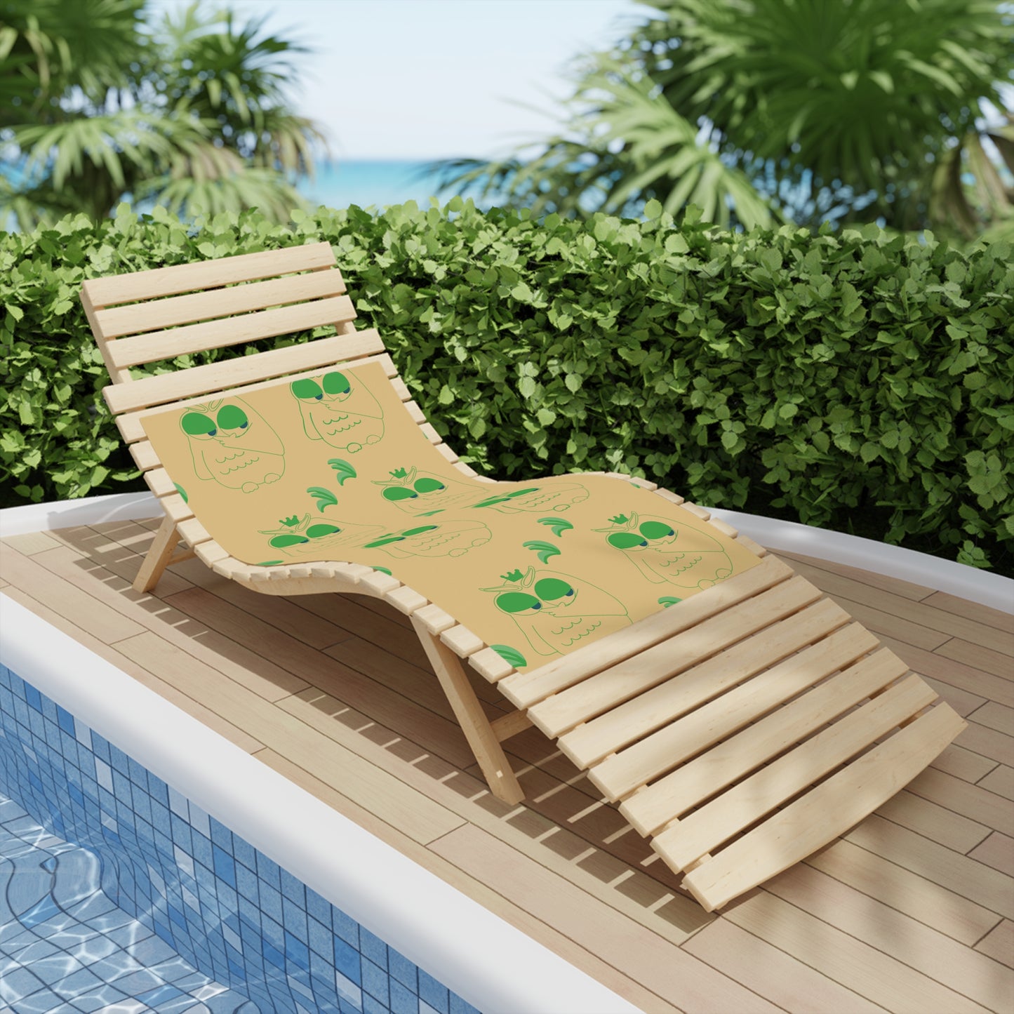 Chic Owl Beach Towels, Fun Summer Accessories, Poolside Essentials, Vibrant Outdoor Gear, Unique Gift Idea, Stylish Summer Decor