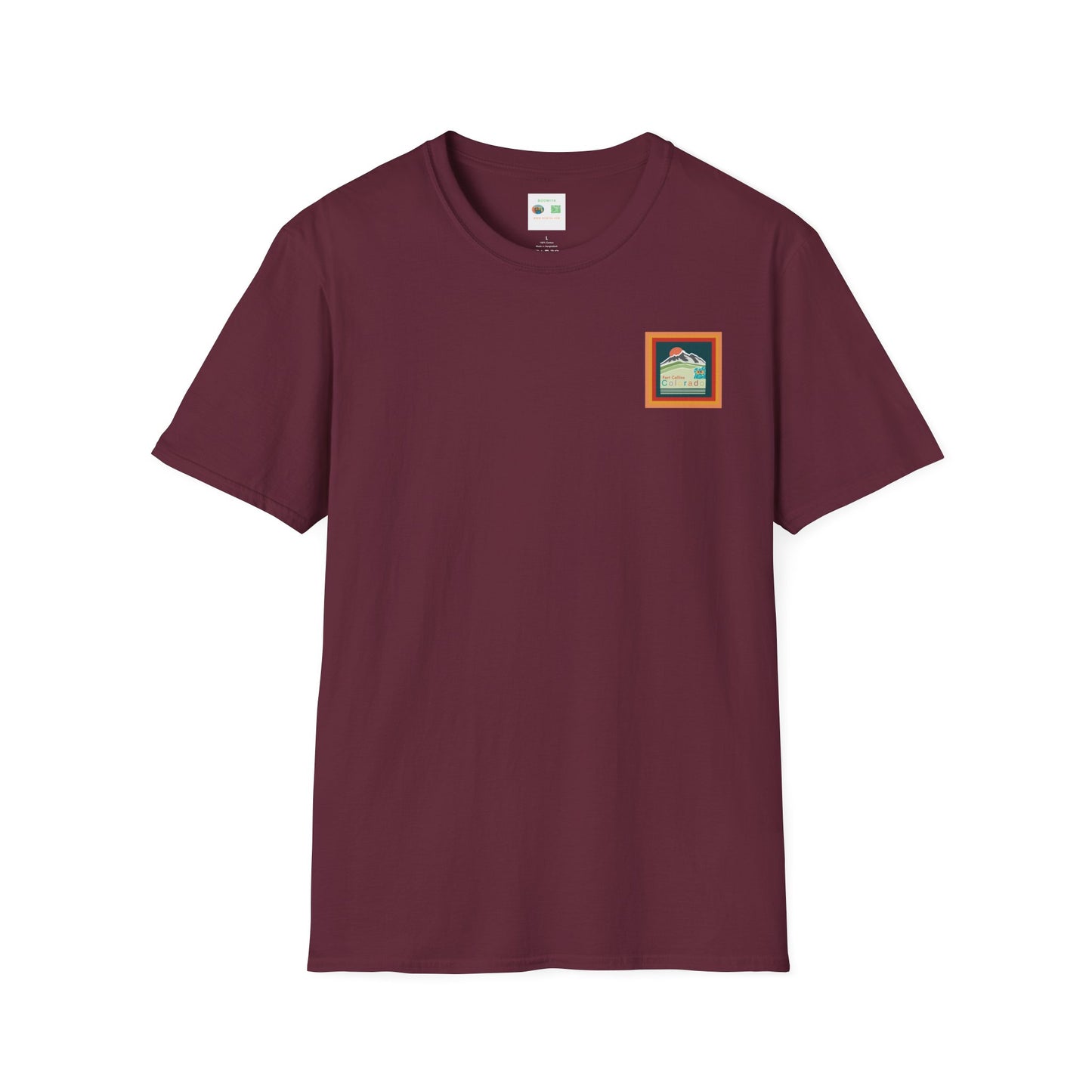 Fort Collins Colorado T-Shirt, Unisex Graphic Tee, Casual Travel Shirt, Vintage Style Apparel, Outdoor Adventure Clothing