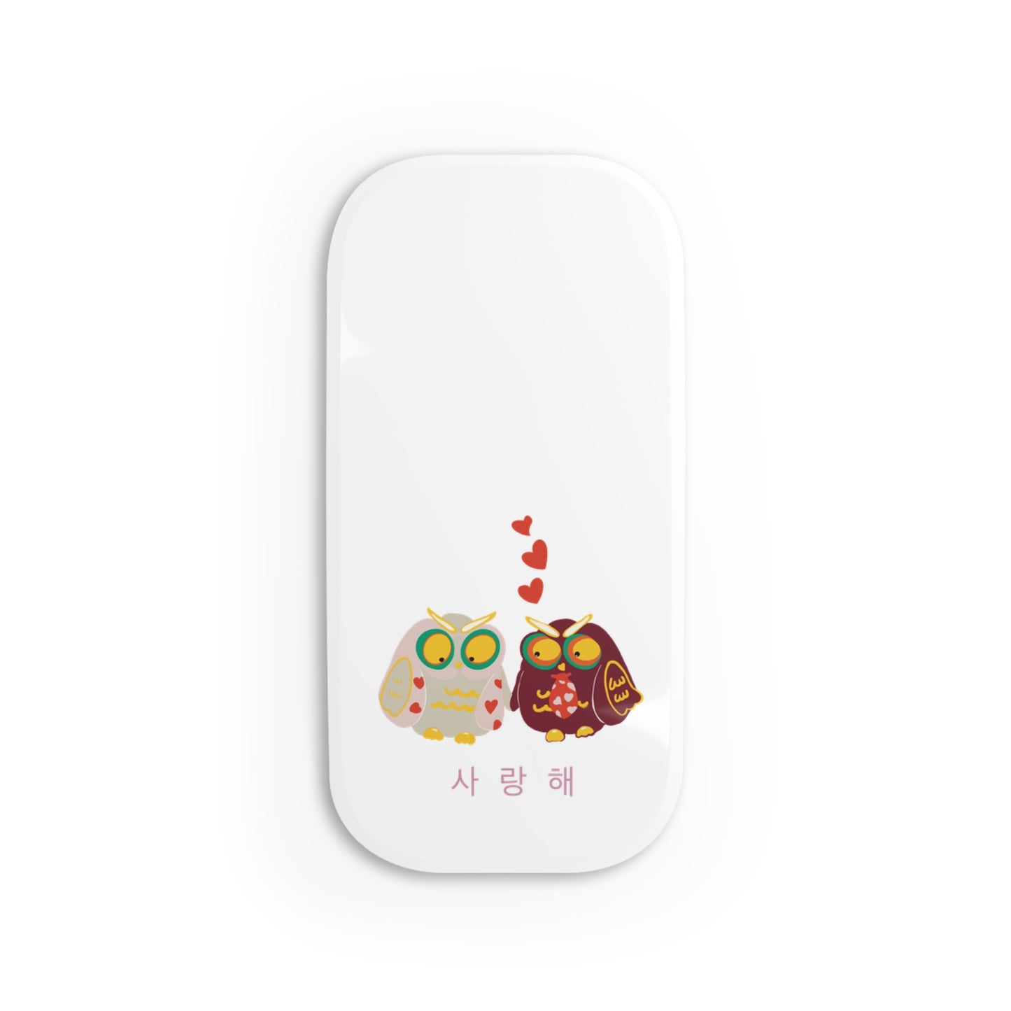 Cute Owl Phone Grip with Love Quote