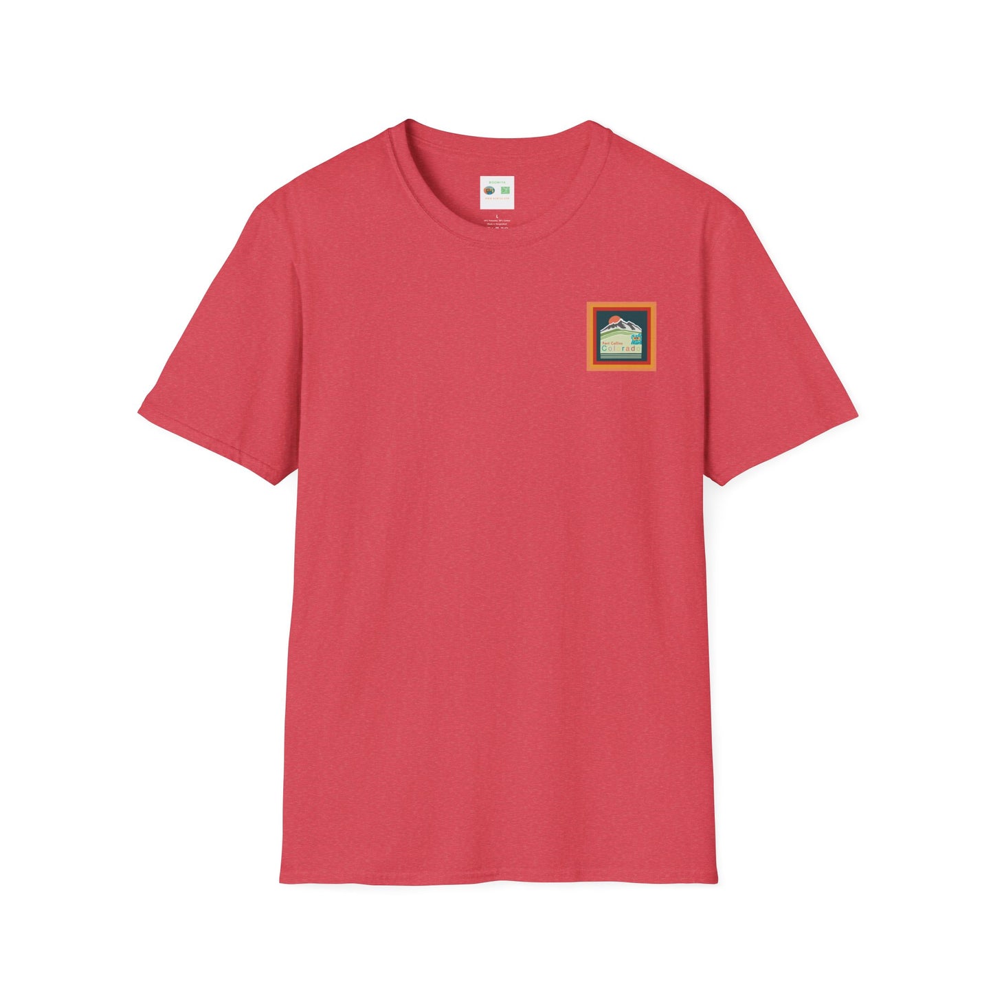 Fort Collins Colorado T-Shirt, Unisex Graphic Tee, Casual Travel Shirt, Vintage Style Apparel, Outdoor Adventure Clothing
