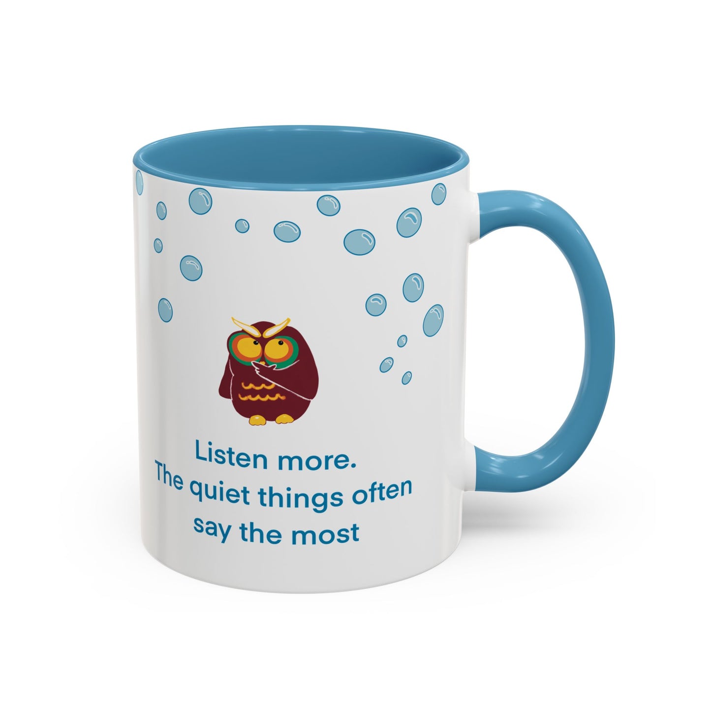 Inspiring Owl Coffee Mug - A Thoughtful Gift for Seekers, Motivational Drinkware for Home, Inspirational Quote Mug, Cozy Kitchen Decor
